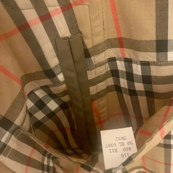 Vintage Burberry Men's Double Breasted OLIVE Green Trench Coat - Picture 8 of 10